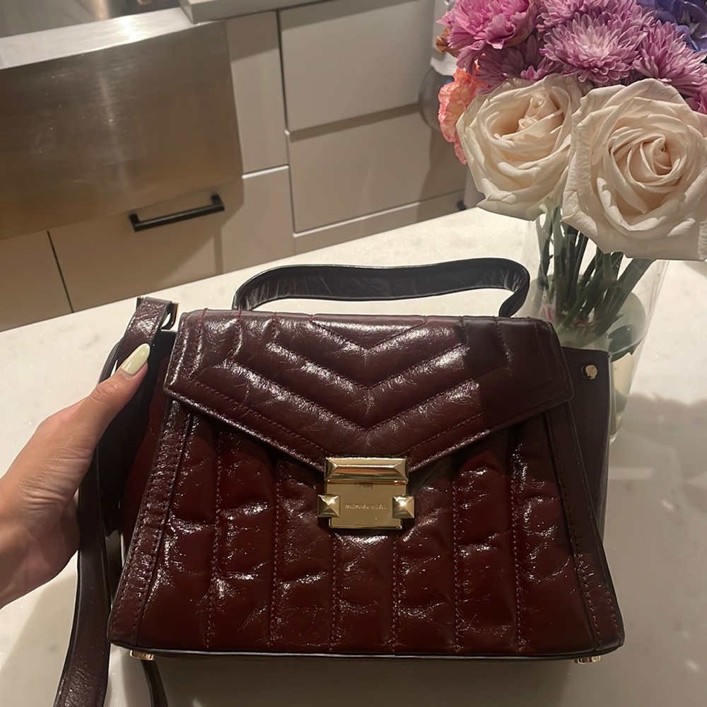 MICHAEL Michael Kors Whitney Medium Quilted Leather Satchel